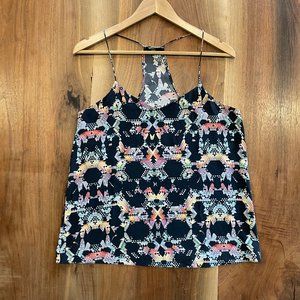 Tibi kaleidoscope silk tank / camisole, sz 8